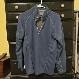 Men’s small blue slazenger golf quarter zip
